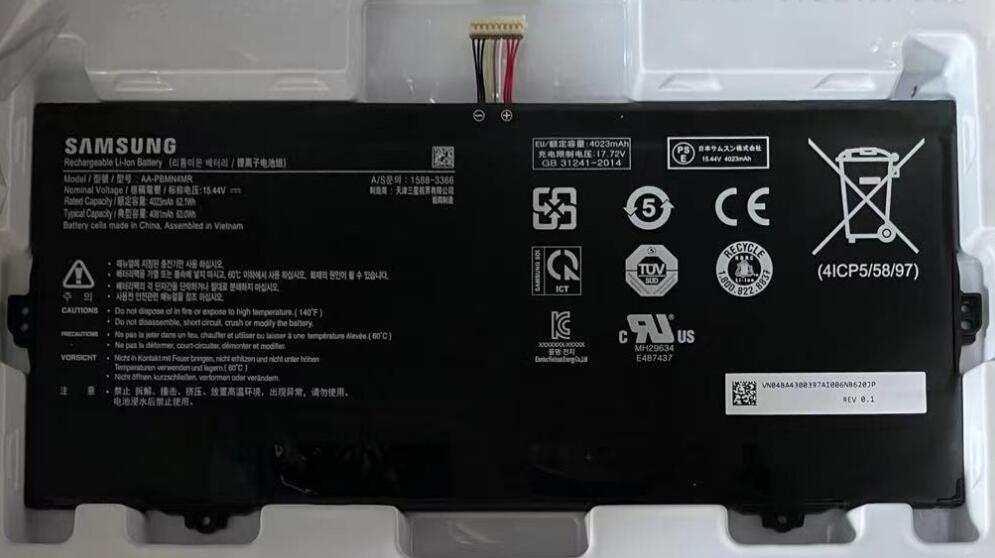 Genuine Samsung AA-PBMN4MR Battery 15.44V 4023mAH 62.1Wh - Click Image to Close