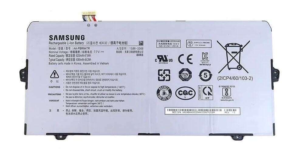 47.9Wh Samsung 2ICP4/60/103-2 AA-PBRN4TR Battery - Click Image to Close