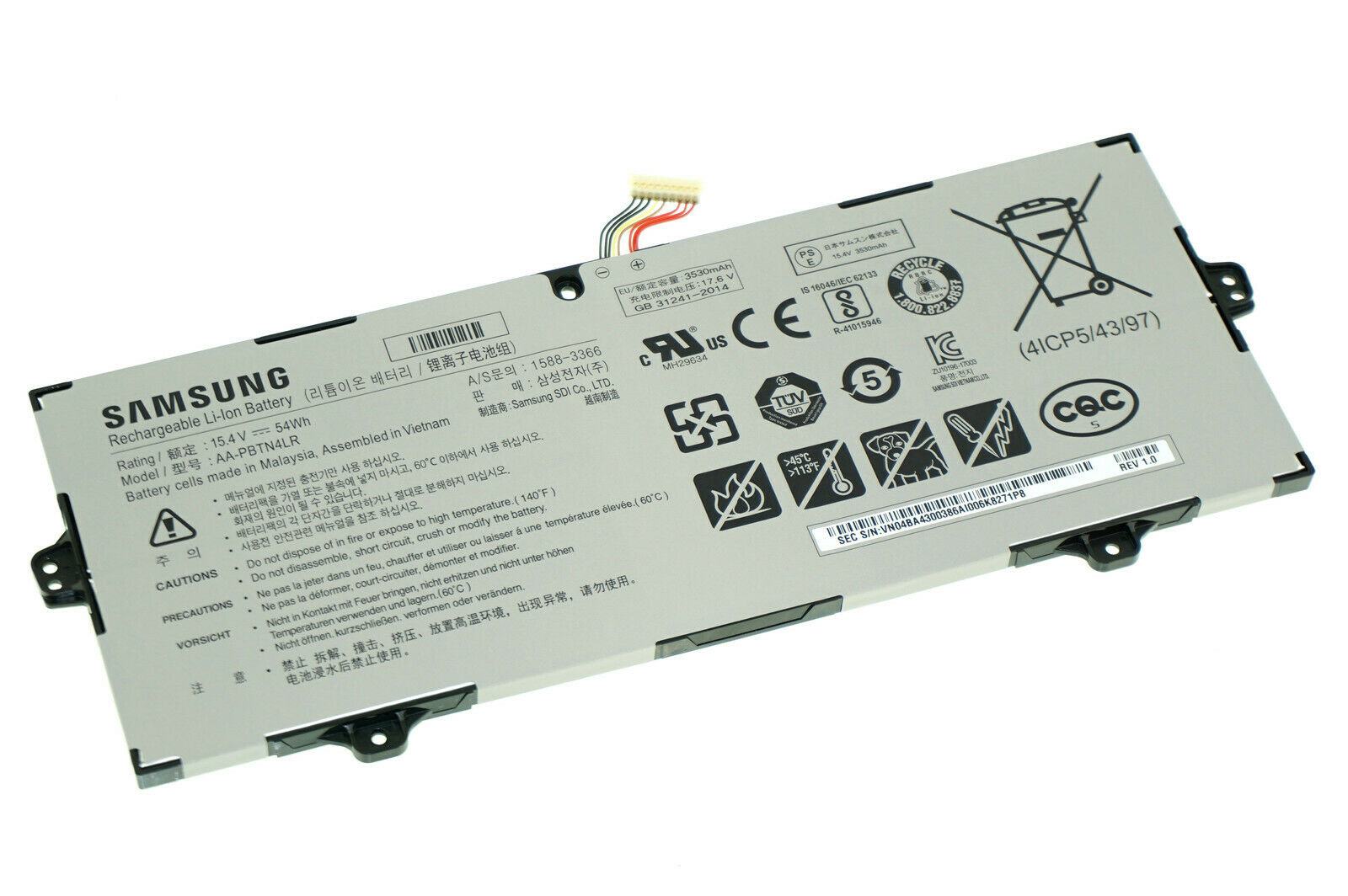Genuine Samsung NT850XBC-X719A Battery 15.4V 54Wh