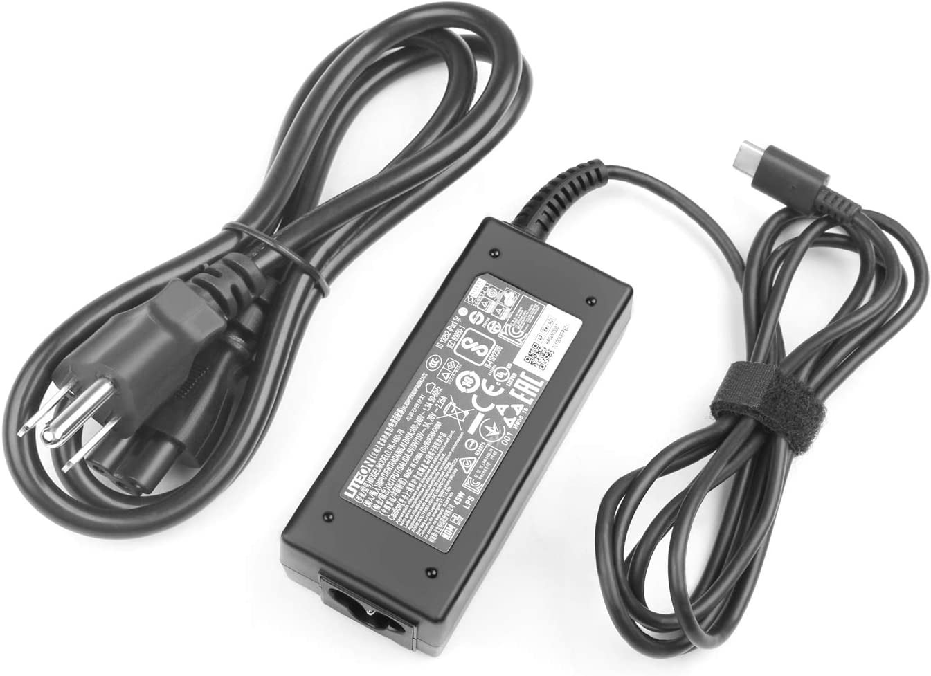 45W USB-C Acer Chromebook Enterprise Spin 513 R841T-S3PW AC Adapter Charger Power Cord