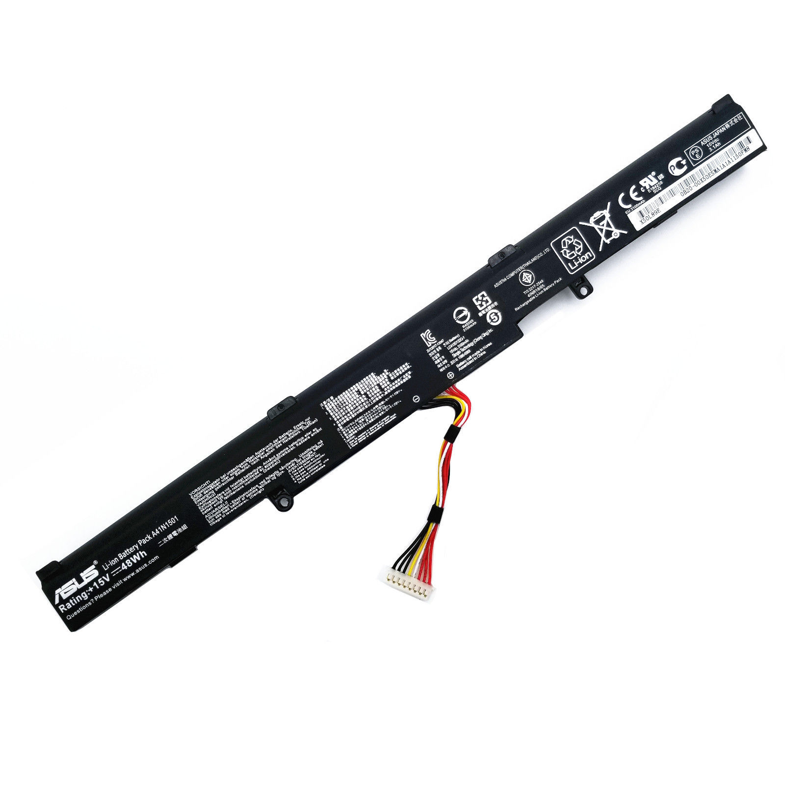 Original Battery Asus GL752VW-T4004T 15V 48Wh