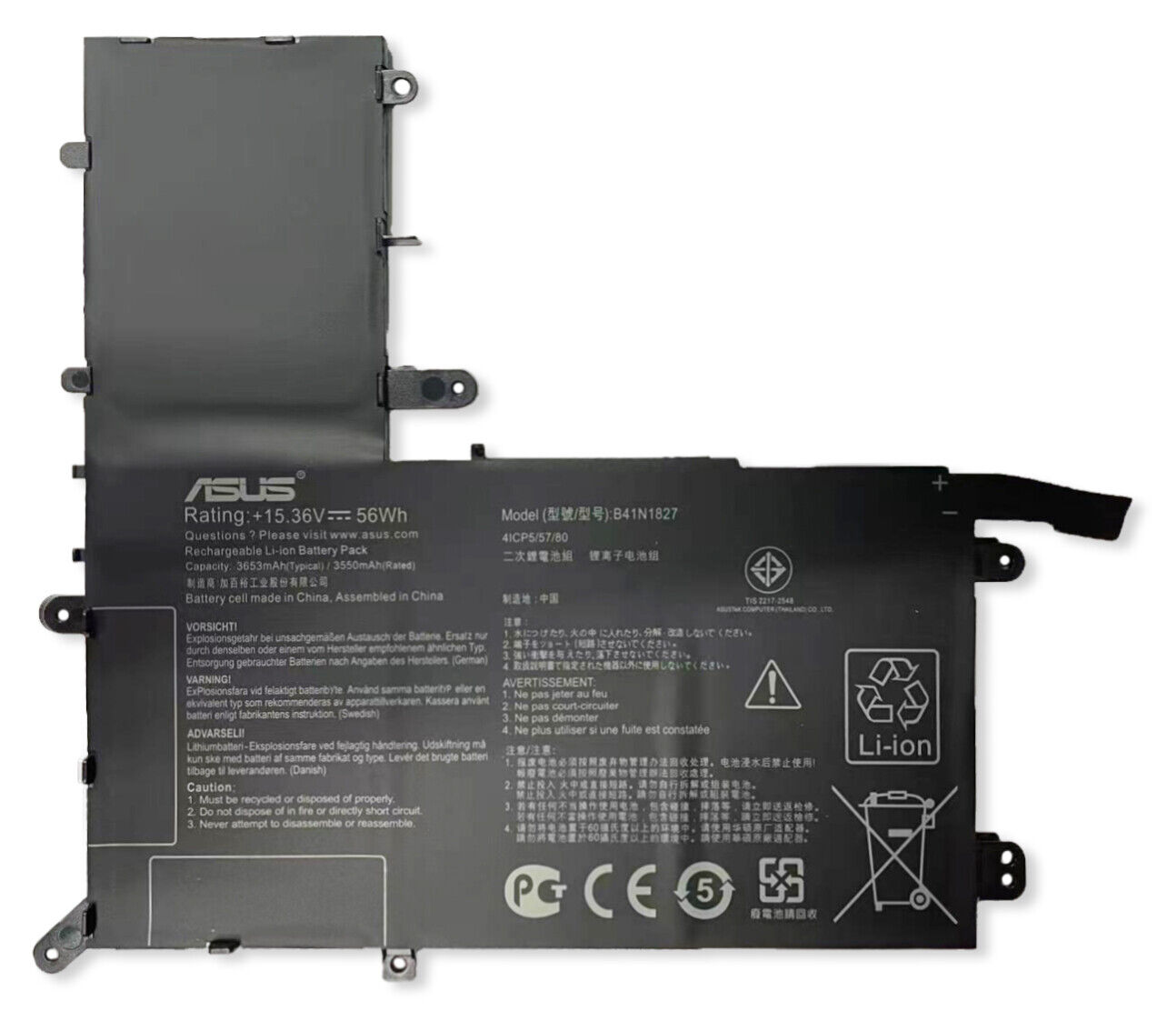 56Wh Asus ZenBook Q526 Q526F Q526FA Q526FAC Battery