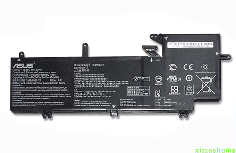 52Wh Asus Zenbook Flip UX561UD-E2026T Battery 11.55V 4550mAh
