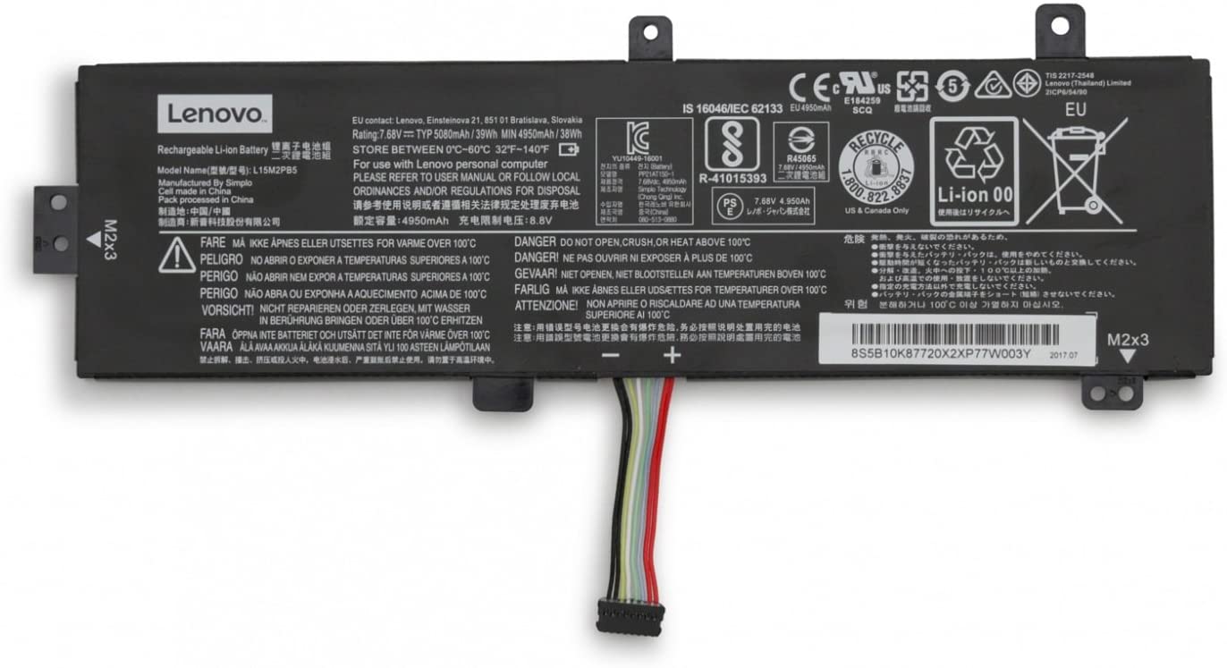 39Wh Lenovo L15M2PB5 5B10K87720 Battery