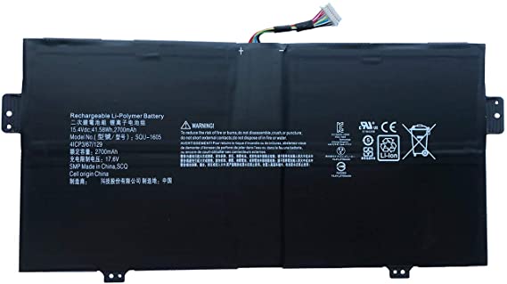 41.58Wh Acer SQU-1605 SQU1605 4ICP3/67/129 KT0040B001 Battery