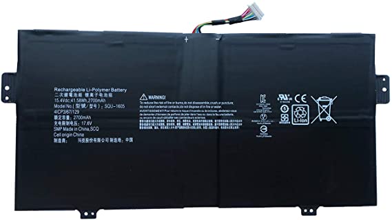 41.58Wh Acer SQU-1605 SQU1605 4ICP3/67/129 KT0040B001 Battery 41.58Wh Acer SQU-1605 SQU1605 4ICP3/67/129 KT0040B001 Battery