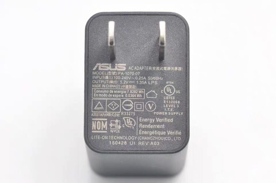5.2V 1.35A Asus ZenPad 10 Z300C P023C 7W Charger AC Adapter