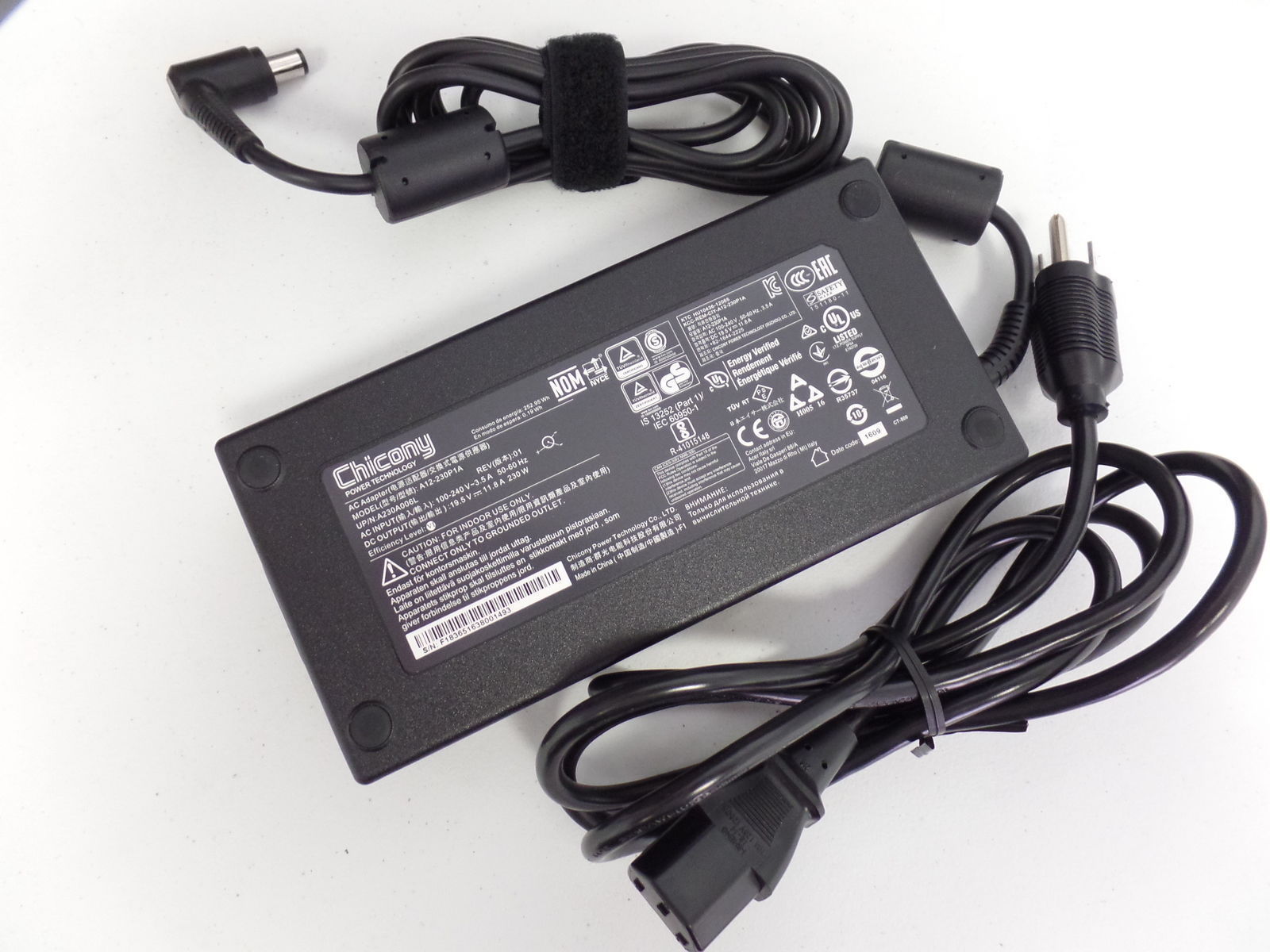 230W MSI GT72VR 6RE-022NE AC Adapter Charger Power Supply