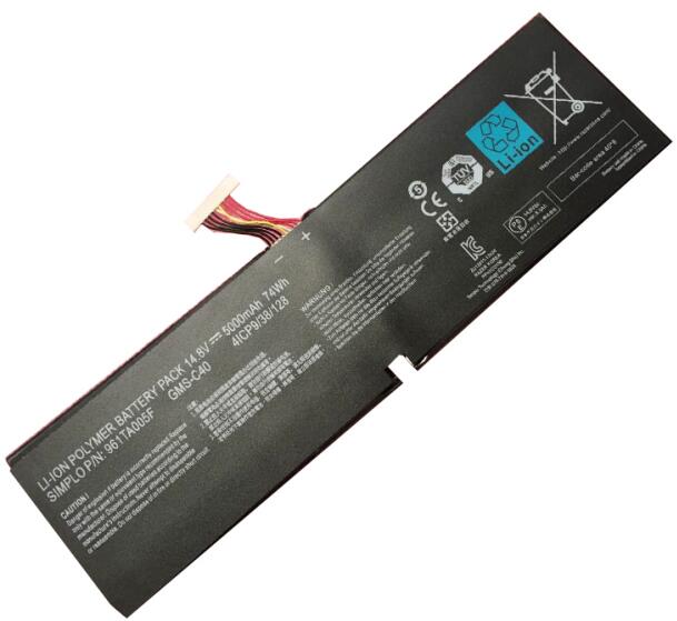 14.8V 74Wh 5000mAh Razer 4ICP9/38/128 961TA005F GMS-C40 Battery 14.8V 74Wh 5000mAh Razer 4ICP9/38/128 961TA005F GMS-C40 Battery