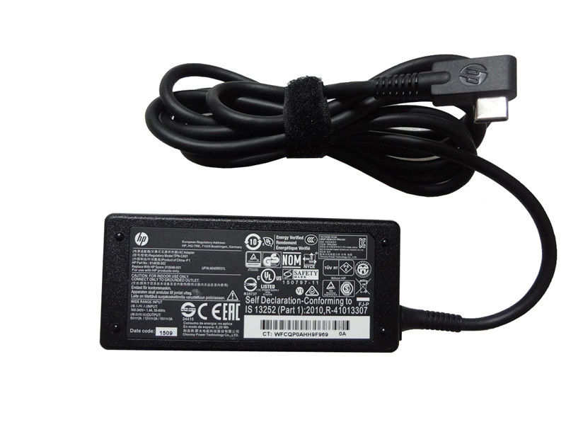 45W HP Spectre x2 12-a011tu P7G24PA USB-C AC Adapter Power Charger