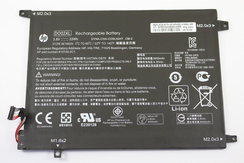 3.8V 33Wh HP Pavilion x2 10-n101nm Battery