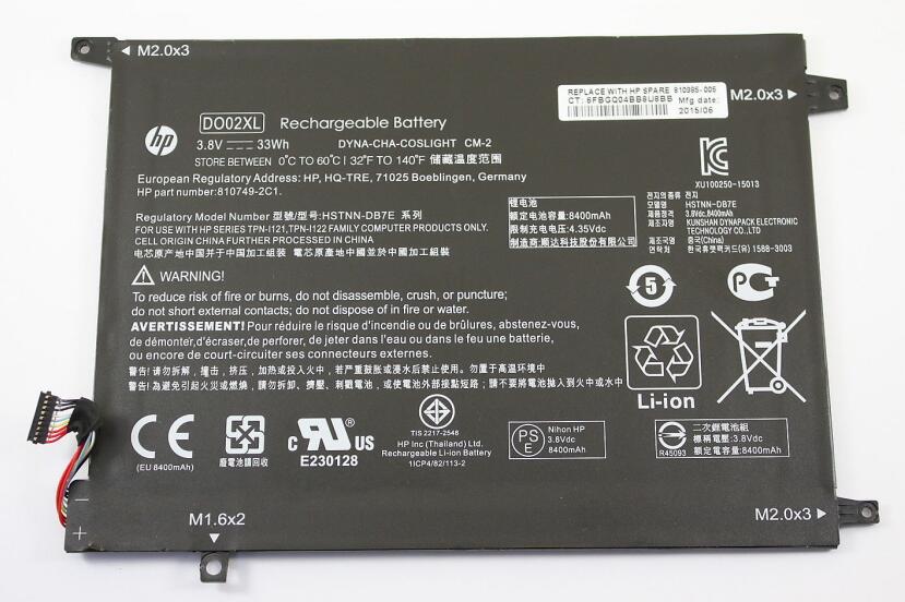 3.8V 33Wh HP Pavilion x2 10-n011TU Battery