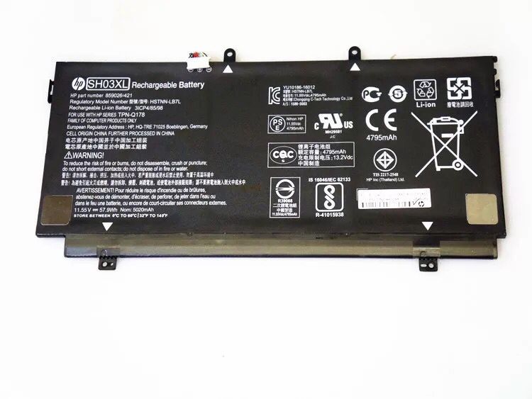 New HP Spectre x360 13 Battery 11.55V 57.9WH