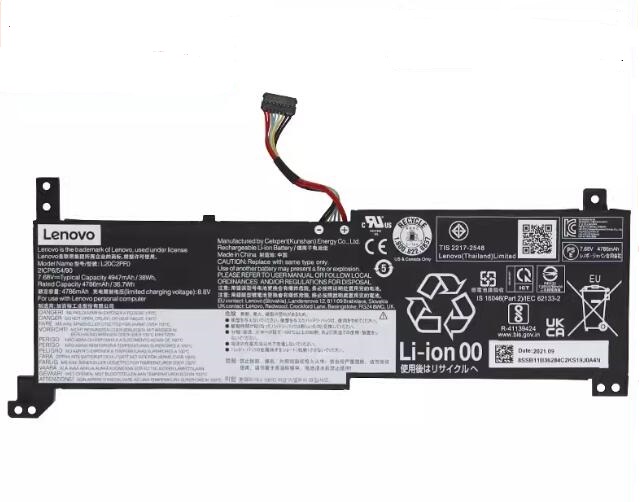 38Wh Lenovo 5B11B36283 L20M3PF0 Battery