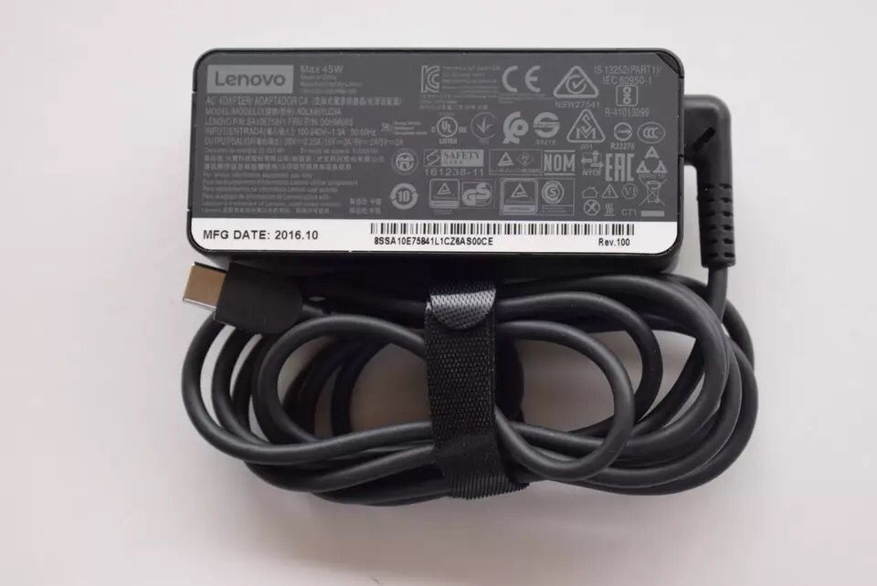 45W Lenovo ThinkPad X270 20HN0016MH USB-C Charger AC Power Adapter