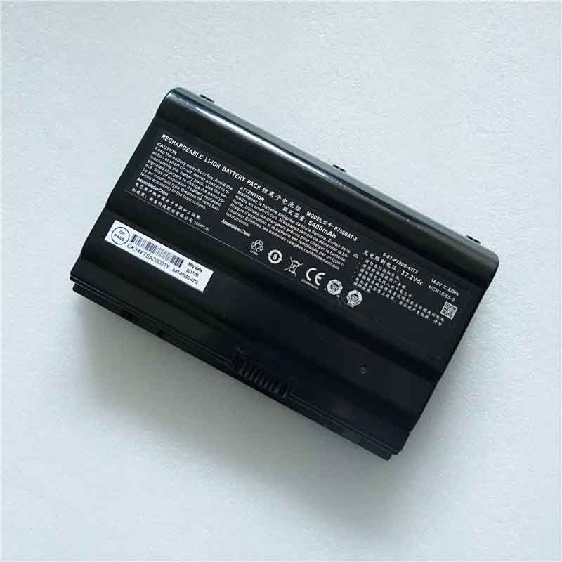 Original 82Wh Clevo P751ZM P751ZM-S Battery 14.8V 5400mAh - Click Image to Close