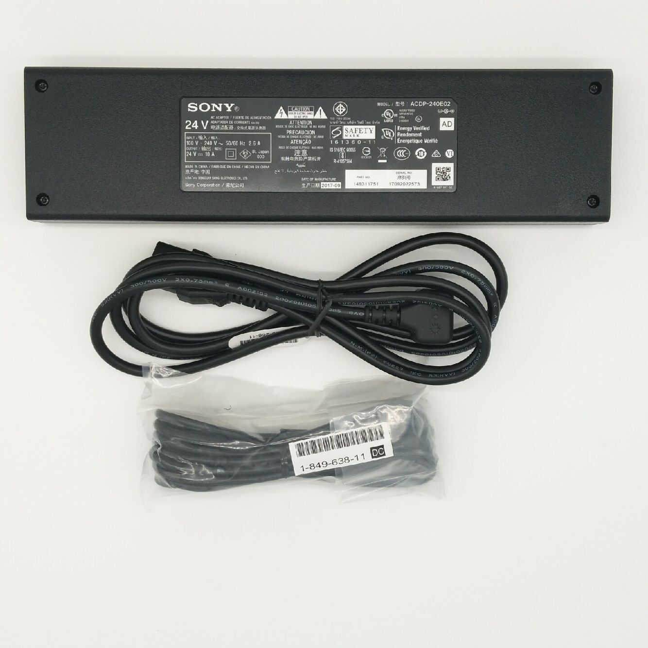 Original 240W Sony 1-493-117-51 acdp-240e02 AC Adaptor
