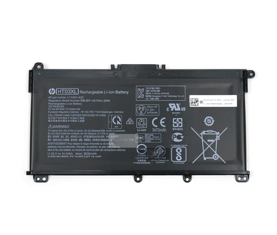 Original HP Notebook 15-da0058nl 15-da0058nm Battery 11.55V 41.9Wh
