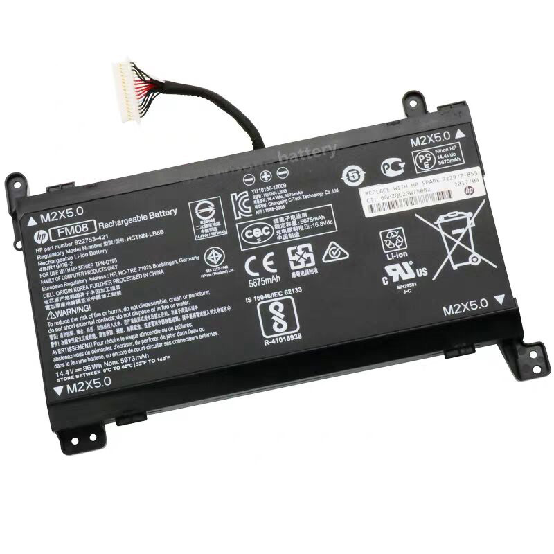 Original HP Omen 17-an010tx 17-an010ur Battery 8-cell 86Wh