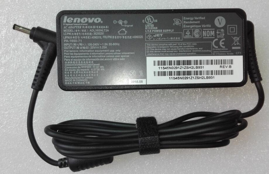 65W Lenovo Yoga 710-14IKB 710-14ISK Charger AC Adapter